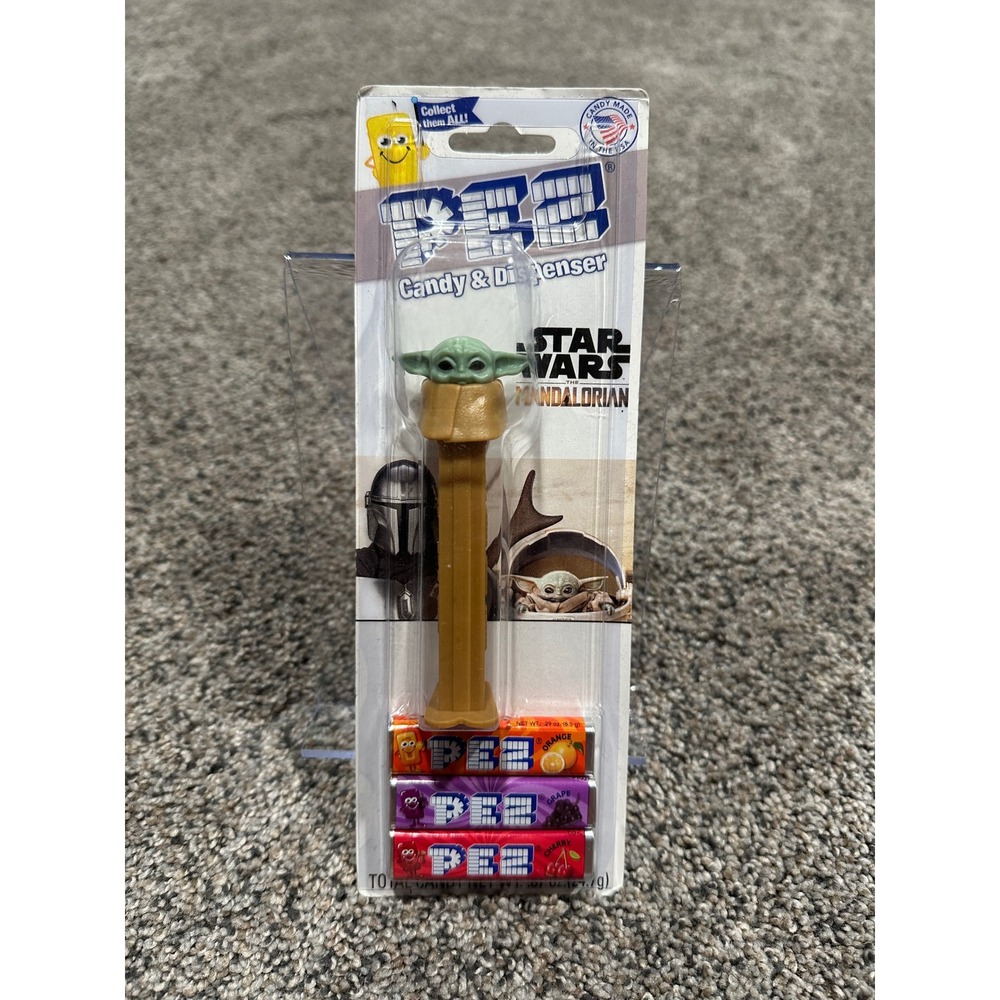 Candy Dispenser PEZ Unisex Green New Star Wars The Mandalorian Grogu OS